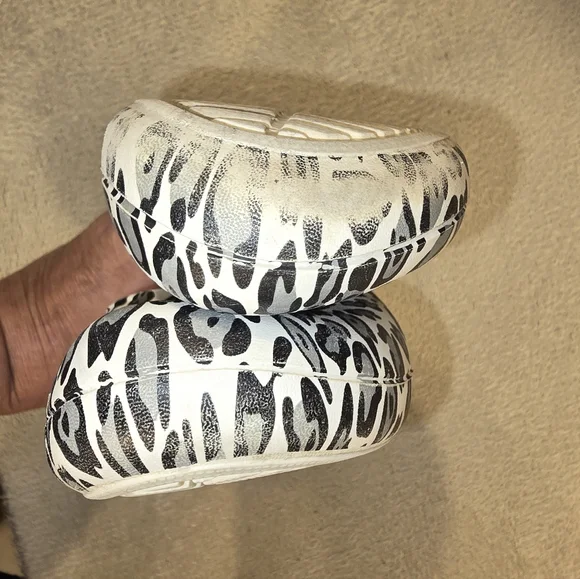 Crocs Kadee Snow Leopard Sling-back Ballet Flats size 7 - Picture 7 of 10